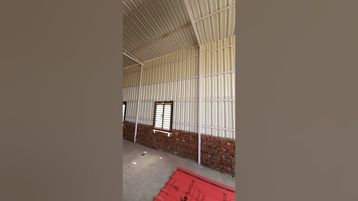 Factory shed made by metal pipe and colour Tina.#shed.#srija Fabrication Works