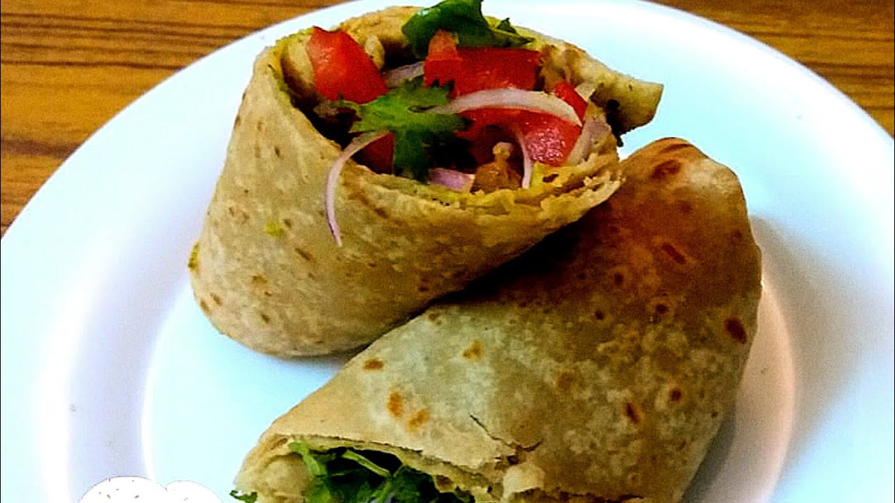 INDO MEXICAN VEG ROLL/SALSA VEG CHUTNEY ROLL.2 MINS RECIPE. - YouTube