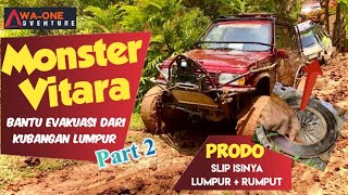 Vitara Monster Beraksi‼Evakuasi Kubangan Lumpur | OffRoad Metro Part 2 #4x4#offroad#suzukivitara