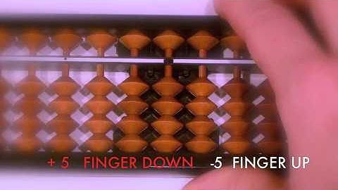 How to use an abacus - Lesson 1
