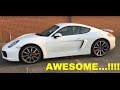 Porsche Cayman S 981 GT4 Side Scoop Vent Conversion