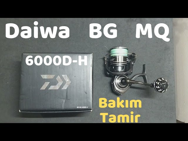 Daiwa BG MQ 6000D-H bakım tamir  reel maintenance repair 