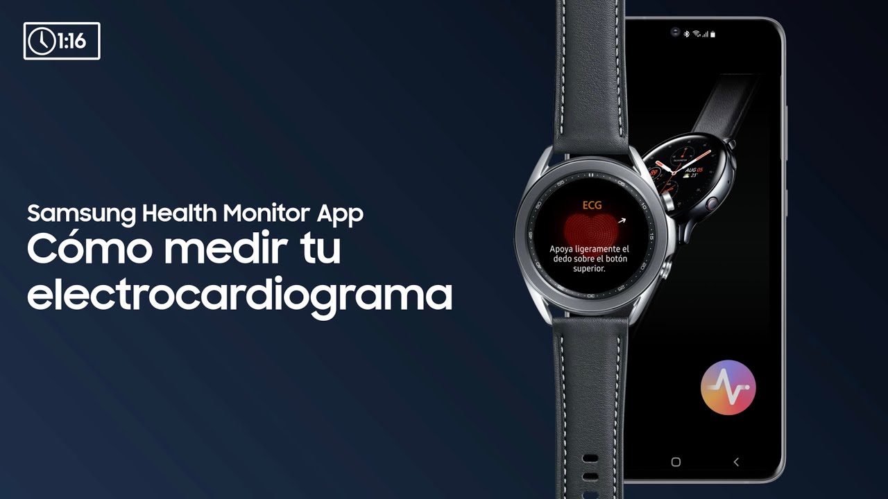 Galaxy Watch Cómo medir tu tensión arterial con Samsung Health Monitor app  