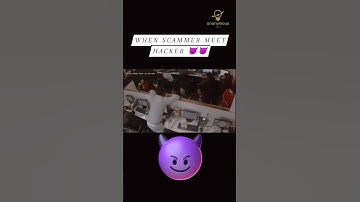 When Scammer meet Hacker part 1🤬#shorts #youtubeshorts #hacker #hackerattitudestatus