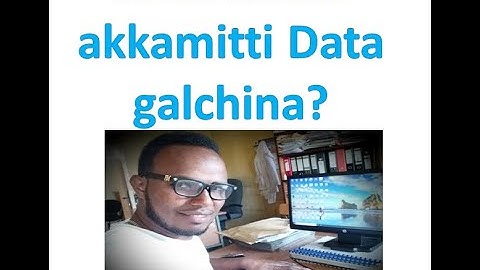 SPSS DATA ENTRY In Afan Oromo (Part -2)