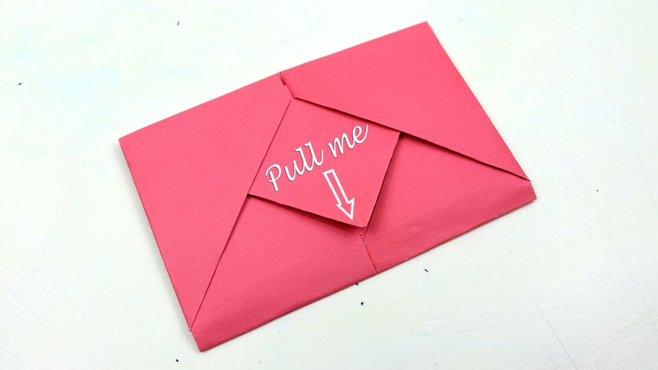 Surprise Envelope Folding Tutorial How To Make Origami Envelope With