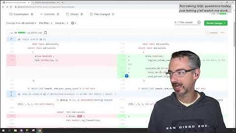 Live coding T-SQL: working on pull requests for the First Responder Kit