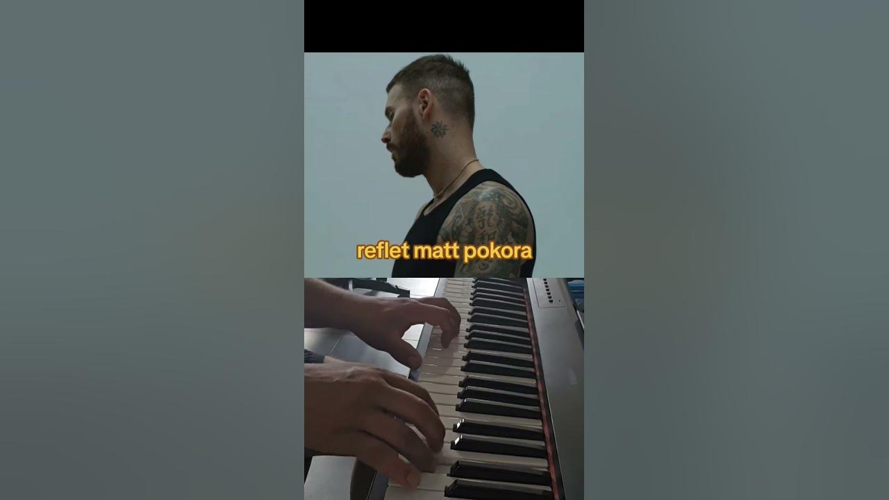 reflet de matt pokora version simple au piano
