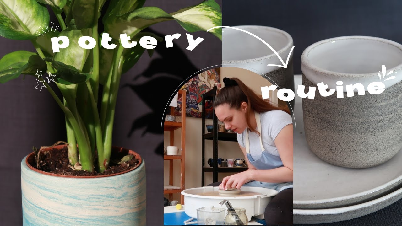 Day in the life as a pottery artist - vlog! - YouTube