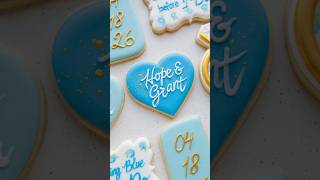 “Something Blue Before I Do” bridal shower cookies decorated with royal icing #cookiedecorating
