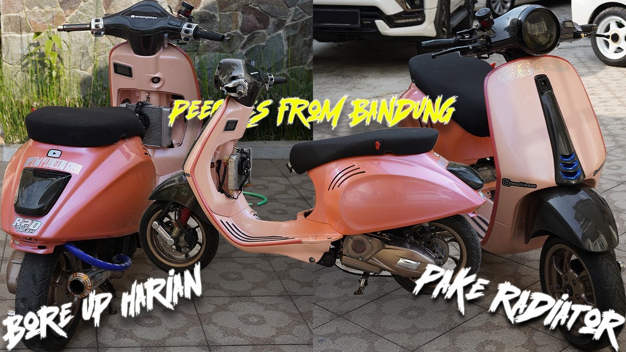 MODIFIKASI VESPA PRIMAVERA PEECHLESSS PULUHAN JUTA?! |REVIEW SESUKA PIW