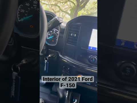Interior to our 2021 Ford F-150!