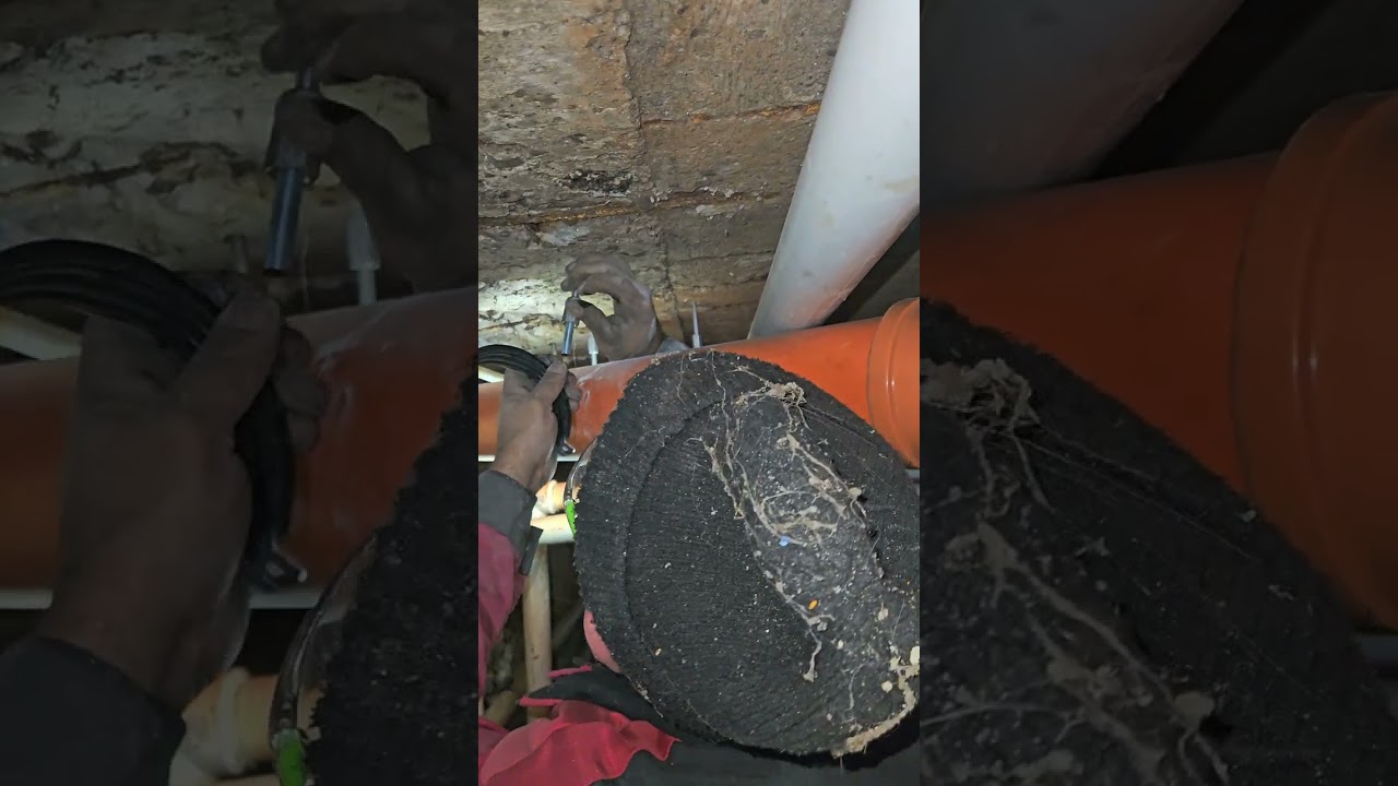 🚨🚰 | Reparații la instalația sanitară    C2 - reparatie si reorientare scurgere 2