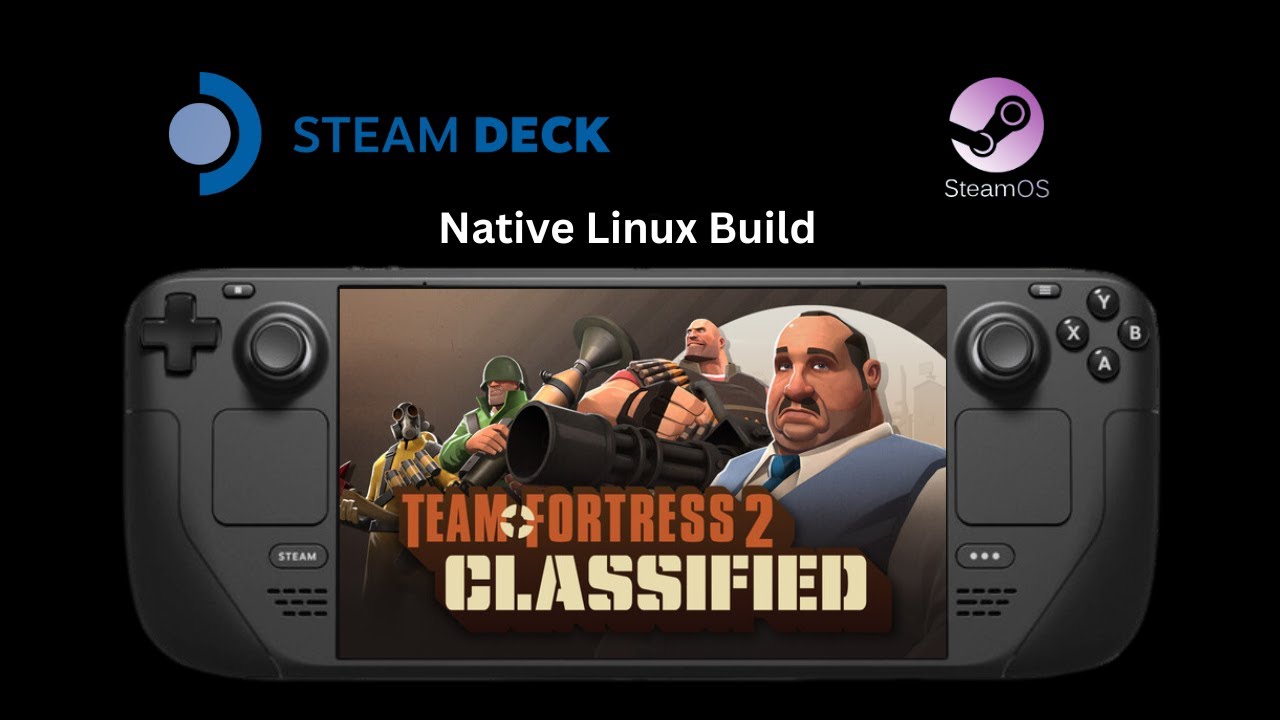 Team Fortress 2 Classified - Steam Deck Gameplay