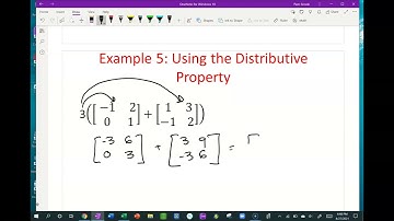 PreCalc 7.5 Matrix Operations