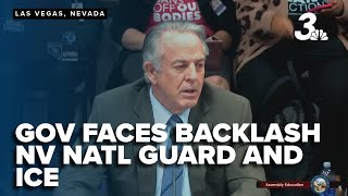Governor Joe Lombardo's plan to aid ICE with Nevada National Guard members sparks backlash