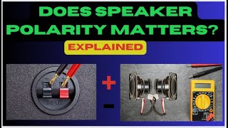 Speaker Polarity, does it matter? || Explained Profile