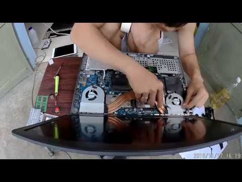 Open Dell Precision 7720 to clean #DellPrecision - YouTube