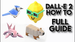 DALLE 2 how to Create Better Prompts - Full Guide