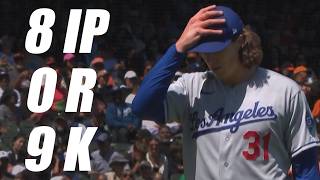Tyler Glasnow Strikes Out 9, Allows Just 1 Hit over 8 Dominant Innings vs Giants!