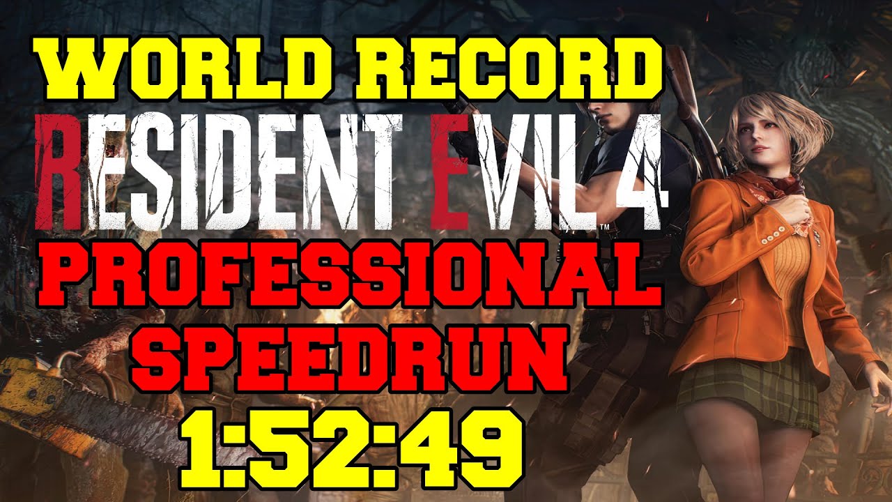 Resident Evil 4 Remake Professional Speedrun in 2:26:38 