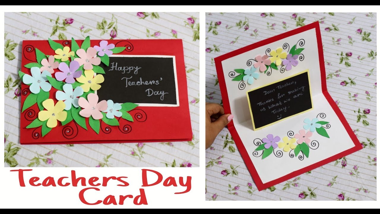 DIY Teacher s Day Card L Handmade Teachers Day Card Making Idea L Easy DIY Teacher s Day Card L Handmade Teachers Day Card Making Idea L Easy