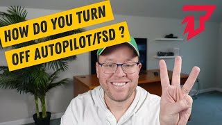 How can you disengage or turn off Tesla's Autopilot/FSD Beta?