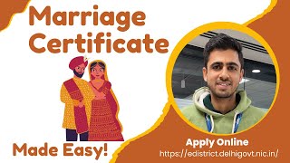 Delhi Marriage Certificate - Made Easy!