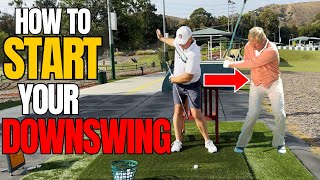 How to Start Your Downswing Like a Pro! (This is SO EASY!)