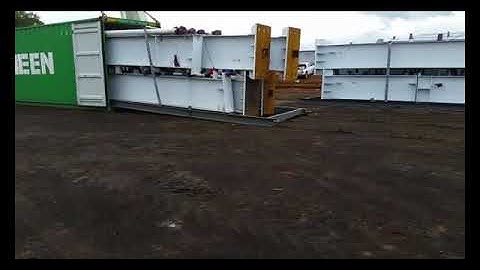 How to unloading Steel Structure Warehouse Workshop