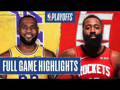 Houston Rockets vs Los Angeles Lakers | September 10, 2020