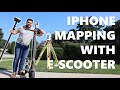 Using my iPhone 15 Pro for Mobile Mapping on an E-Scooter