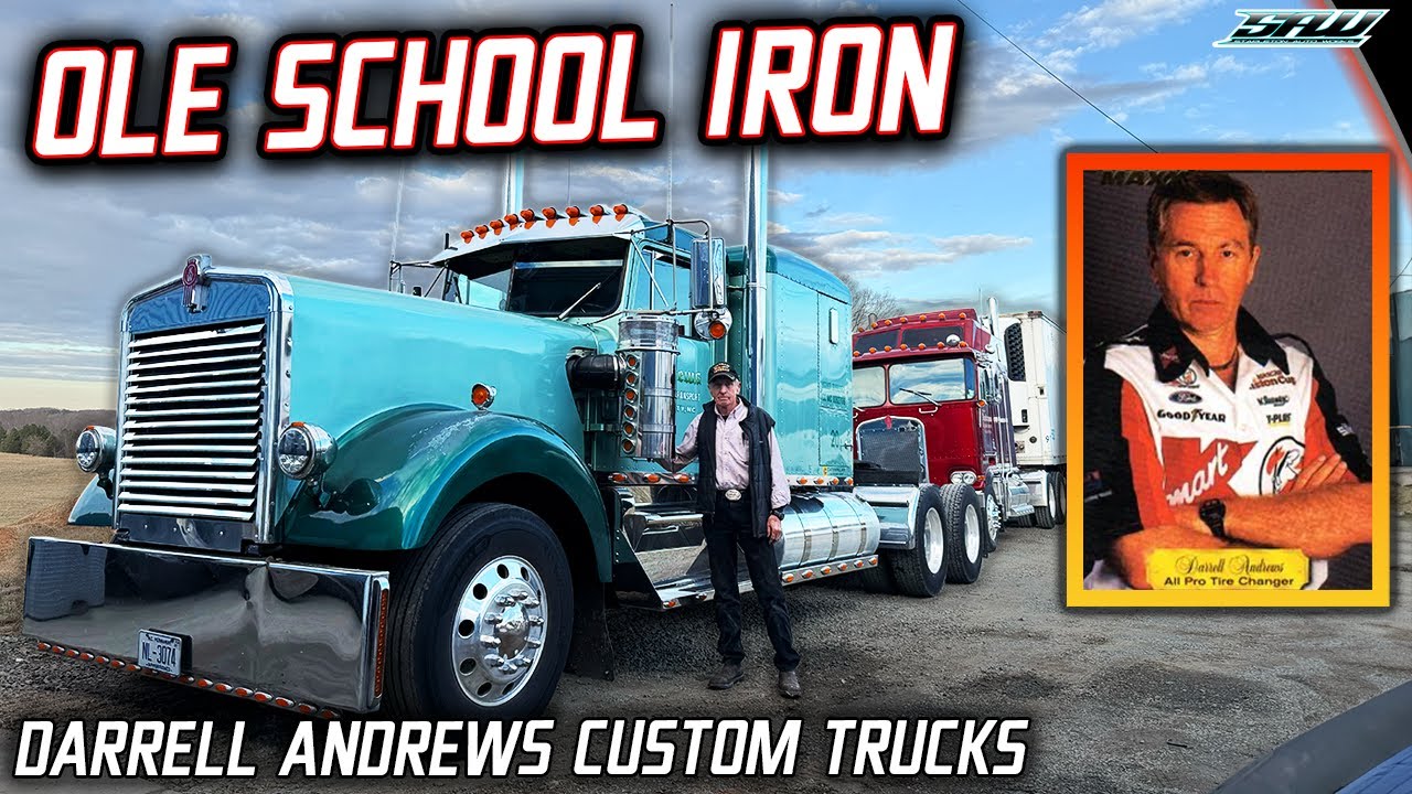 Ole School: A Former NASCAR Hauler’s Custom Semi Truck Collection!