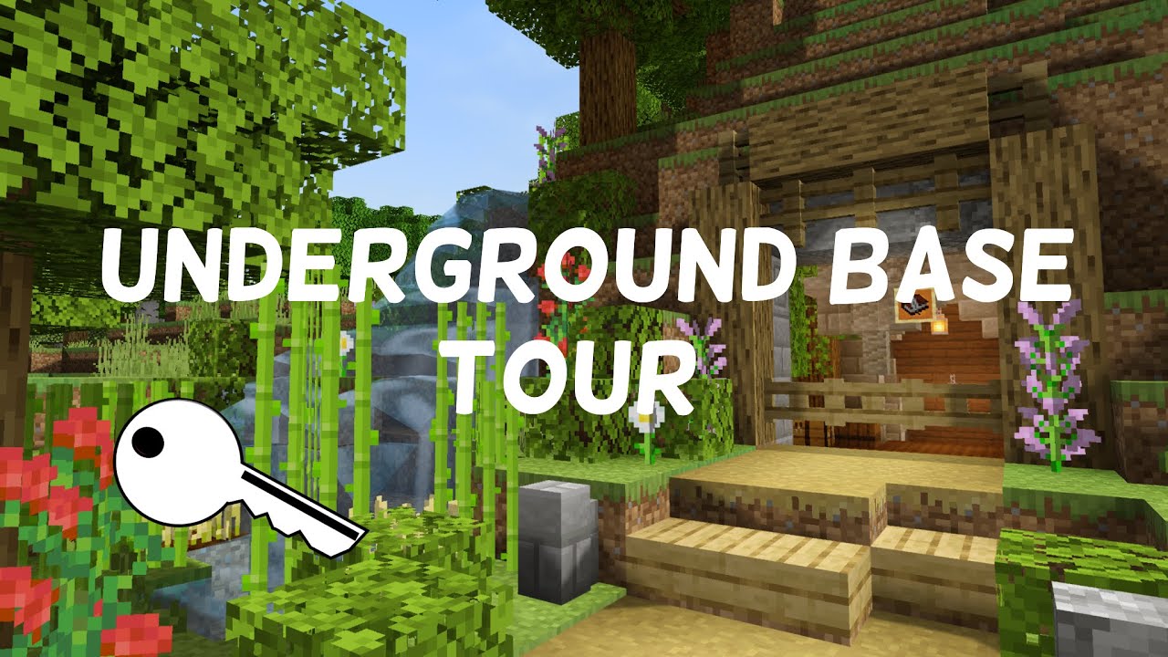 minecraft underground base tour