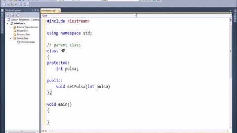 Tutorial to Build Inheritance in C++ with Visual Studio