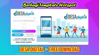 Berbagi Template Login Page Hotspot Mikrotik Responsif dan Fullcolor