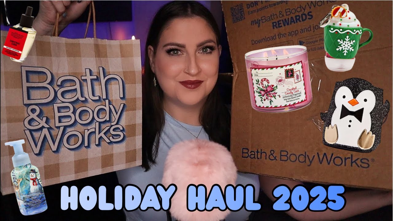 ASMR ❄️ MASSIVE Bath & Body Works Christmas & Winter Haul 🎅🏻