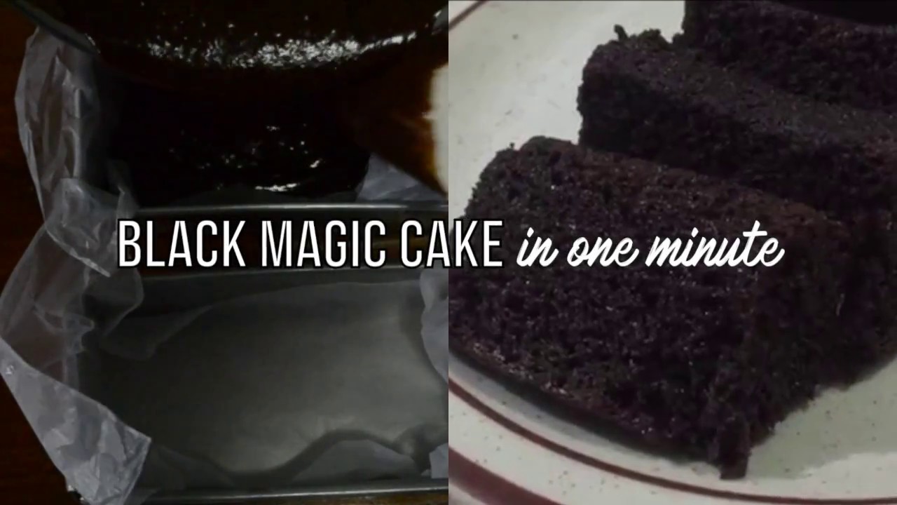 Black Magic Cake in One Minute