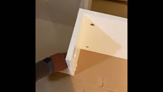 LED TV stand assembly