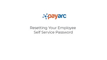 Resetting Employee Self Service Password