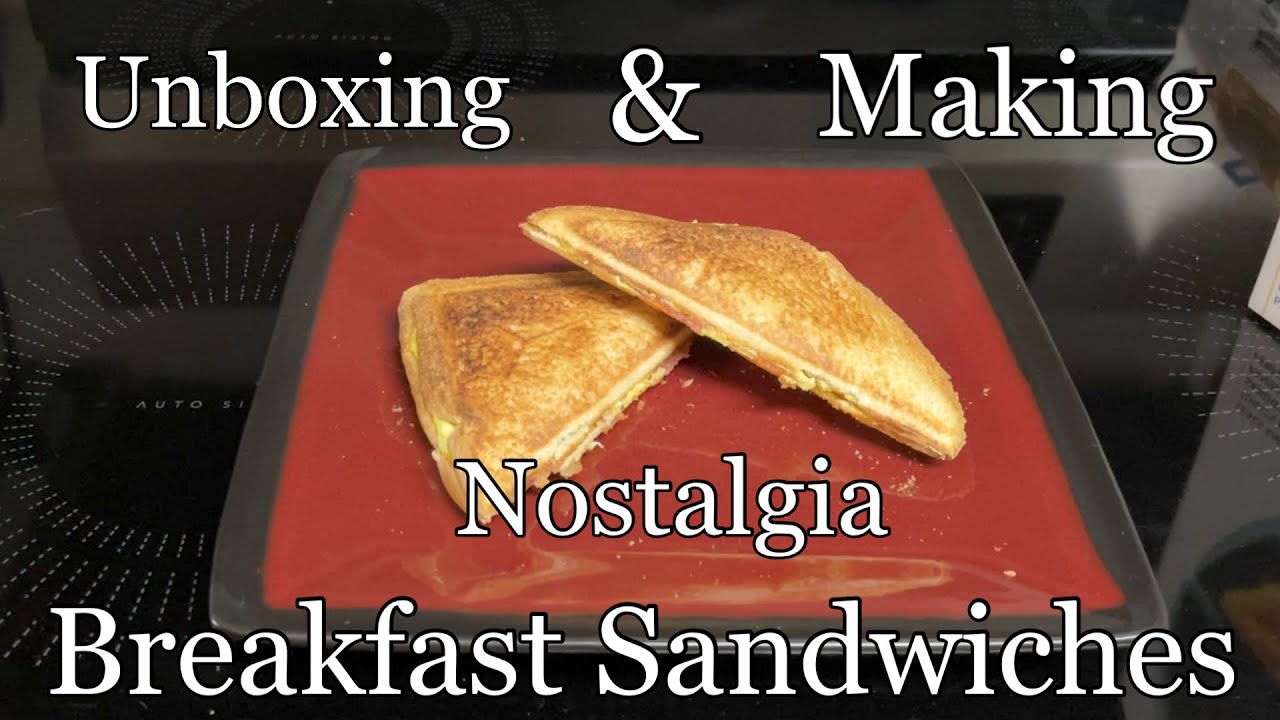 Nostalgic nosh: fun times with my new toasted sandwich maker