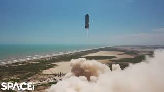 Watch SpaceX Starship SN6's 150 meter flight in stunning aerial video