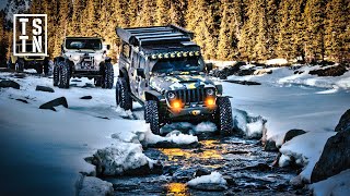 FROZEN RIVER OffRoading In The Rocky Mountains (THIN ICE!)