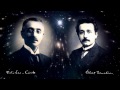 Albert Einstein y Tullio LeviCivita