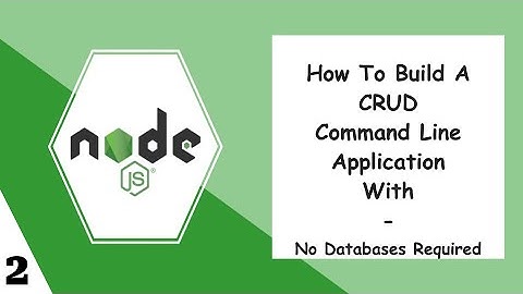 How To Setup A Nodejs Project, Install Dependencies, and Create New files from the terminal