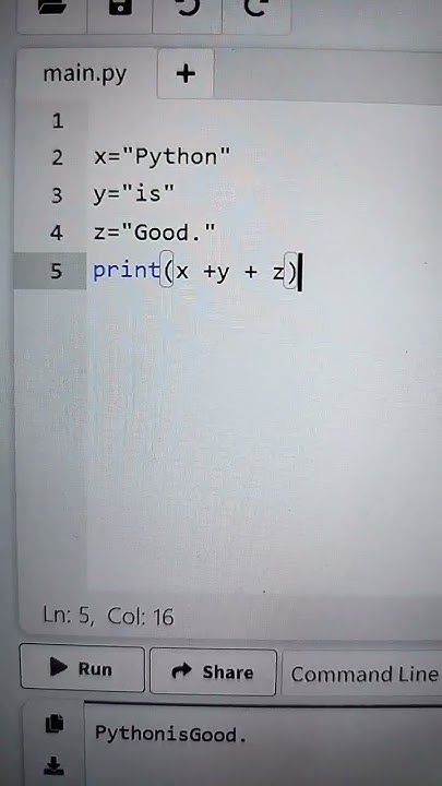 Plus Sign During Output Variable In Python code python coder plus-sign-during-output-variable-in-python-code-python-coder