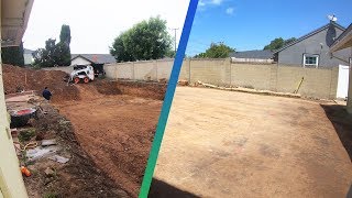Shop Build  Compacting the Ground
