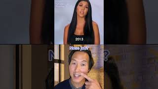 Kourtney Kardashian’s Plastic Surgery Over the Years #shorts #kourtneykardashian #plasticsurgery