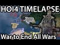 HOI4 Timelapse - The War to End All Wars (WW1 mod)