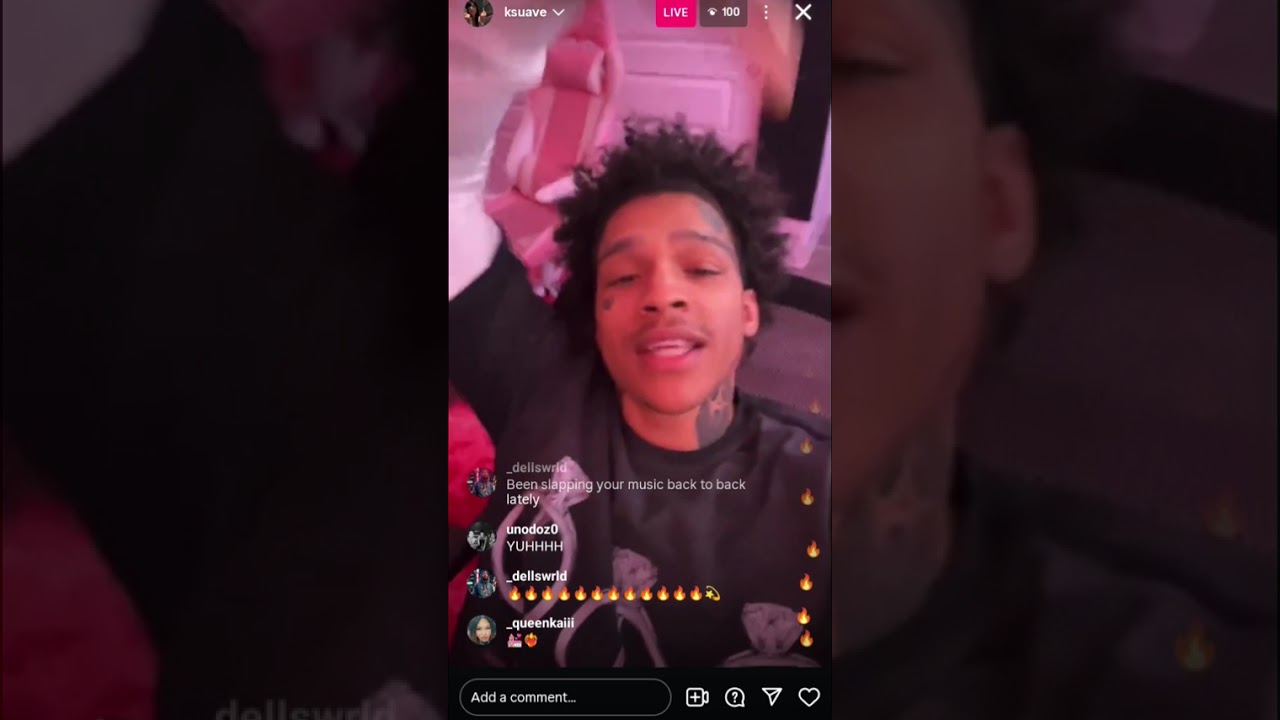 K Suave ig live November 7 2025